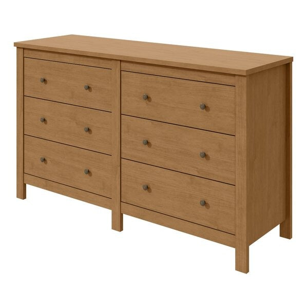 Cômoda 6 Gavetas Maggiore New Amêndoa Clean