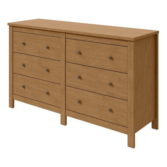 Cômoda 6 Gavetas Maggiore New Amêndoa Clean