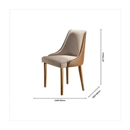 Mesa de Jantar Madeira Maciça 220cm com Vidro e 8 Cadeiras Estofadas