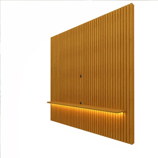Painel Ripado com LED para TV até 90 Polegadas 230cm 100% MDF