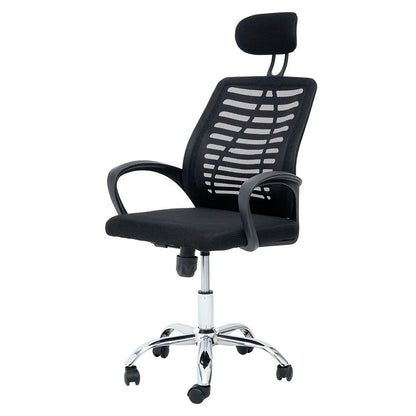 Cadeira Presidente Ribs Waw Design com Tela Mesh e Sistema Relax