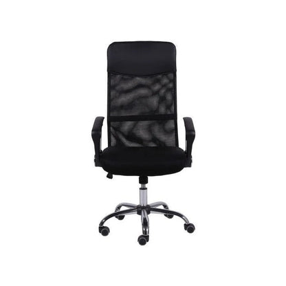 Cadeira Presidente OR-3307 com Relax Tela Mesh e Base Cromada Preta